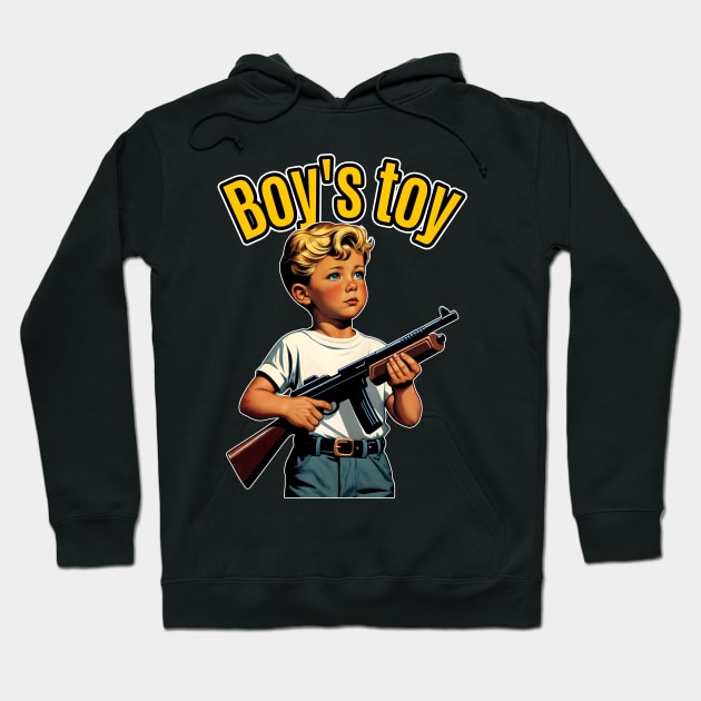 Boy's Toy Hoodie by Rawlifegraphic